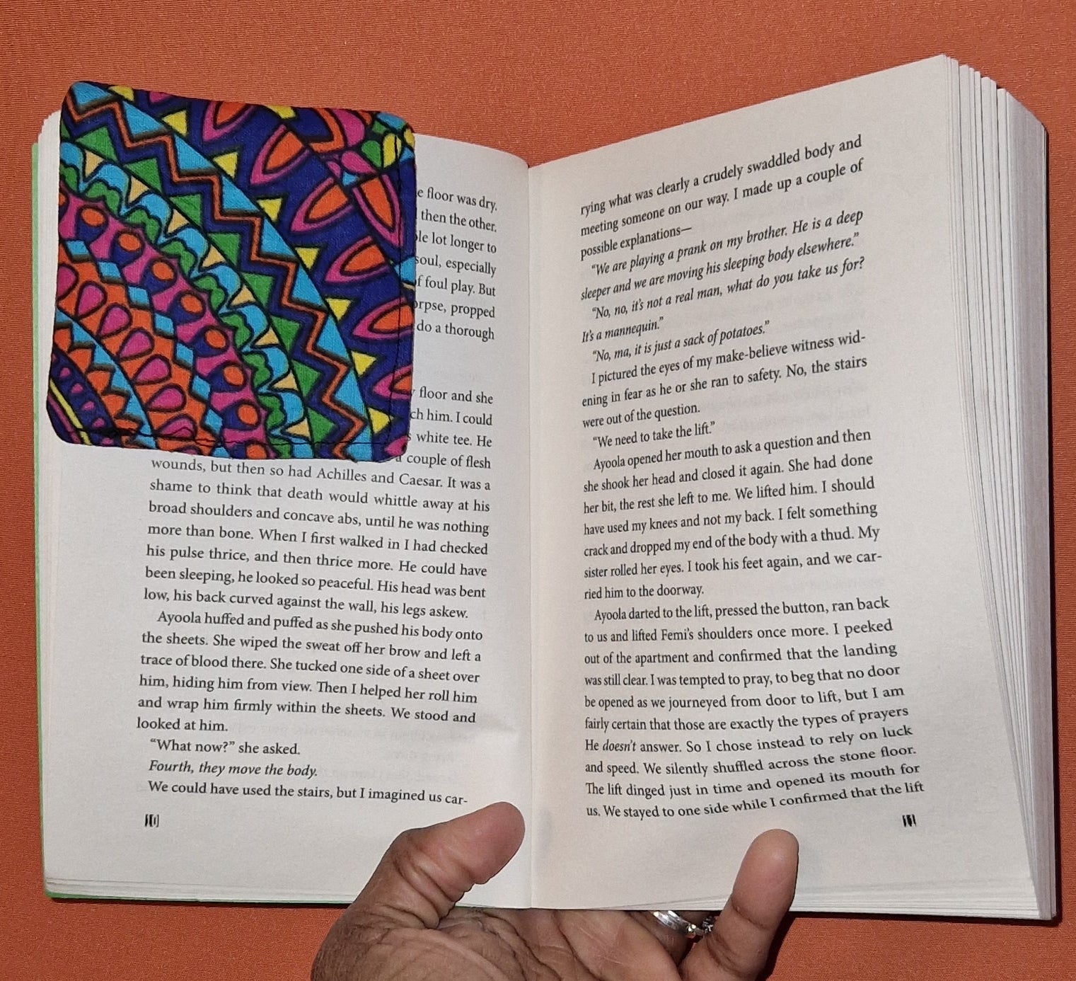 Fabric Corner Bookmark