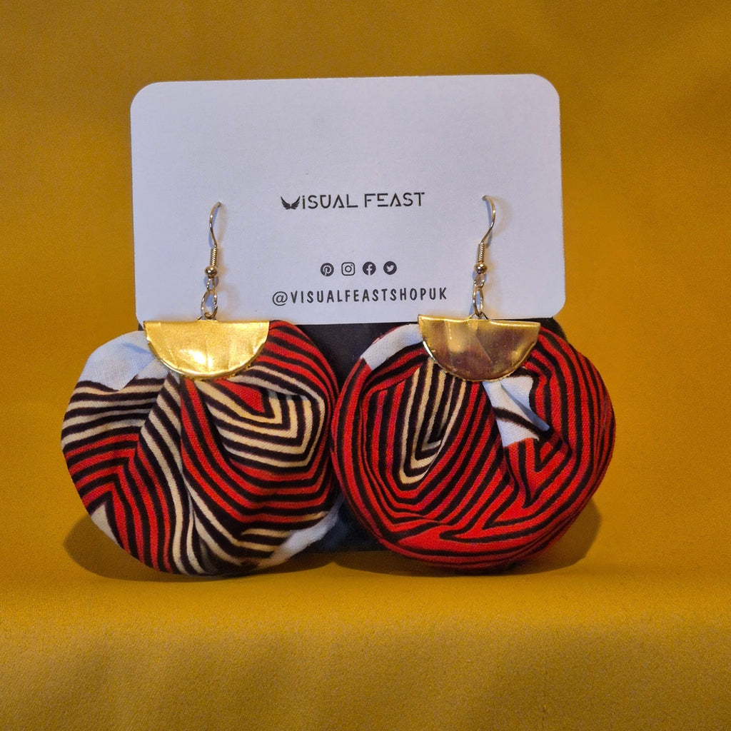 Drop Fan Earrings (Medium)