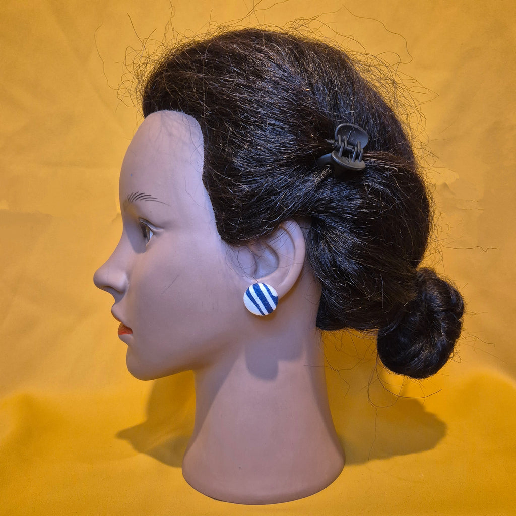 Button Earrings (Studs) (Small)