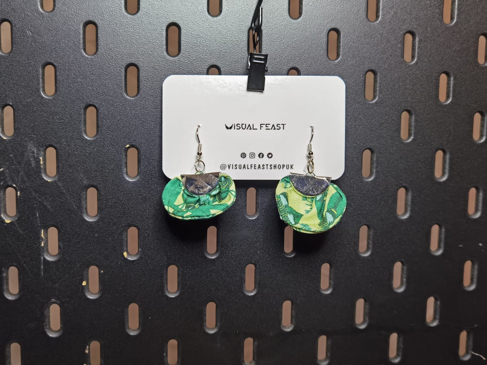 Drop Fan Earrings (Small)