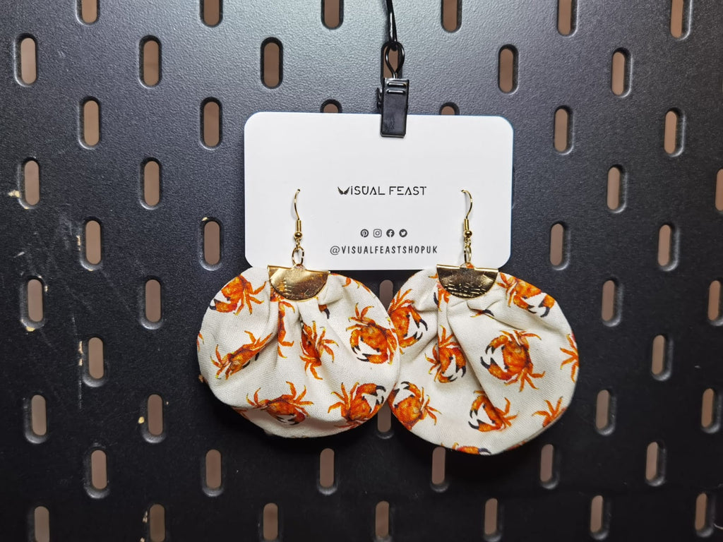 Drop Fan Earrings (Large)